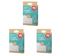 Pic Solution Cerotto Green Post Operatorio Cotone Bio, Confezione Mix da 5 Pezzi, Dimensioni 5x7.5mm 3 Pezzi, 10x7.5mm 2 Pezzi (Confezione da 3)