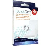PIC Cerotto cicatrizzante QuickGen con polvere 10 x 7,5 cm 5 pezzi