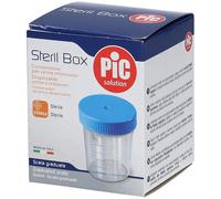 Pic Solution CONTENITORE PIC STERILE TRASPARENTE PER ANALISI DEI FLUIDI ORGANICI 100 ML TAPPO A VITE + ETICHETTA AUTOADESIVA