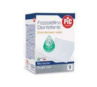 Pic Solution - Fazzolettino Disinfettante - 12 Pezzi