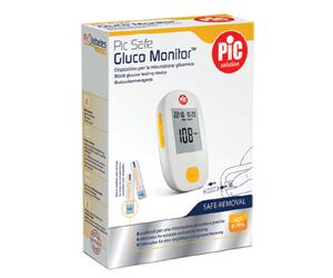 Pic Solution GLUCOMETRO CON MONITOR PIC GLUCO SAFE 1 PEZZO