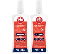 Pic Solution Spray Antizanzare Comuni, Zanzare Tigre, Zanzare Tropicale, Zecche e Simuldi, Insetto Repellente per Bambini a Partire da 2 anni e Adulti 100 ml (Confezione da 2)