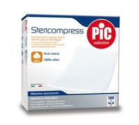 Pic Stericompress Compresse di Garza Sterili Cotone 10x10 cm 50 Pezzi