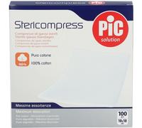 pic Stericompress Garze Sterili 10x10cm 100 Pezzi