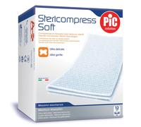 Pic Stericompress Soft Compresse Di Garza TNT 18 x 40 cm 12 Pezzi