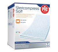 Pic Stericompress Soft Compresse Di Garza TNT 36X40 cm 12 Pezzi