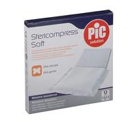 Pic Stericompress - Soft Compresse In TNT 7,5cm x 7,5cm, 12 garze
