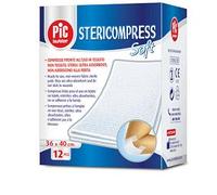Pic StericOmpress Soft Tessuto Non Tessuto 36x40 cm 12 Garze