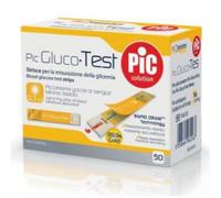 Pic Strisce Glucometro Glucotest 50 pz per Misurazione Glucosio