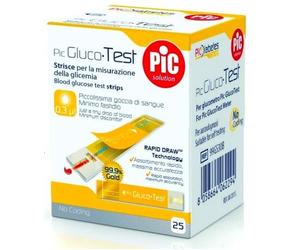 Pic - Strisce GlucoTest Confezione 25 Pezzi