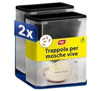 PIC Trappola Mosche - 2 Pezzi Trappola Moscerini della Frutta da Cucina Riutilizzabile, Soluzione Efficace acchiappa moscerini per interni della Frutta per Casa e Cucina