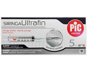 pic ultrafine Pic Siringa 5ml Ago 23 Ultrafin 10 Pezzi Alta Qualità