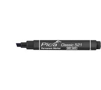 Pica 521/46 - Marcador Permanente Tipo Pincel Negro