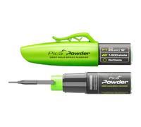 Pica Spraymarker Powder 2020 Verde I Marcatore fluorescente per fori e buchi profondi fino a 250 mm I Spray tracciante ricaricabile con fino a 1500 colpi I Strumento per artigiani per edilizia