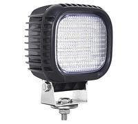 PICAA 1 Pezzo 5 Pollici 40W Quadrato Faro da Lavoro Led Fuoristrada, Fascio Flood 12V 24V Barra Led Bianca 6000K Impermeabile per Auto Camion 4x4 Trattore SUV ATV Moto