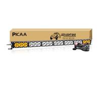 PICAA 38 pollici Barra Led Fuoristrada, 96cm 315W Fari Led Trattore, 12V Faretti Fendinebbia,Doppio Colore Bianco Ambra Faro da Lavoro Luci Led per 4x4 Auto Offroad Camion SUV ATV con cablaggio