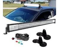 PICAA Barra Led Fuoristrada, 42 Pollici 540W Barra Luce Led con Magnetico Supporto e Cablaggio Kit, 105cm 6000K Barra Led Auto Fari Led 12V 24V per Auto Camion 4x4 Trattore SUV ATV