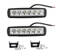 PICAA Mini Faro da Lavoro Led Fuoristrada, 6 Pollici 18W 12v 24v, Fendinebbia per Auto Off Road 4x4 Trattore SUV ATV Camion, Spot Fascio Bianca 6000K