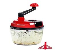 Picadora manuale - Procesador de verduras manual rápido y multifuncional | Picadora manuale con manivela y mango plegable, para verduras, carnes y frutas