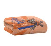PICANOVA - PAW Patrol Zuma Coperta personalizzata con il tuo nome 150x100cm - Coperta personalizzata per bambini - Morbido pile plaid per letto e divano