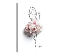 PICANOVA - Quadro su Tela 80x60cm Virgola Friday - Stampa su Tela Moderna Incorniciata con Spessore di 2cm - Foto Decorazione da Parete Come Dipinto per Soggiorno