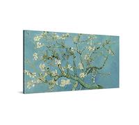 PICANOVA - Vincent Van Gogh Almond Blossom 100x50cm - Quadro su Tela - Stampa Incorniciata con Spessore di 2cm Altre Dimensioni Disponibili Decorazione Moderna