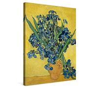 PICANOVA - Vincent Van Gogh Irises May 75x100cm - Quadro Su Tela - Stampa Incorniciata Con Spessore Di 2cm Altre Dimensioni Disponibili Decorazione Moderna