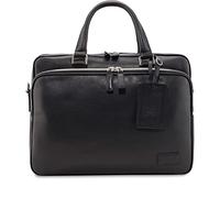 Picard Authentic - Borsa per laptop da uomo, in vera pelle, taglia unica, larghezza 11 cm, altezza 29 cm, lunghezza 38 cm, con chiusura lampo, per business, Nero, taglia unica, Borsa per laptop