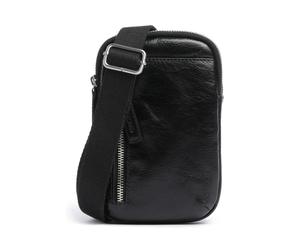 Picard Buddy Borsetta porta cellulare nero, pelle di bufalo, uomo