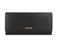 Picard Calais 1 Portafoglio Pelle 19 cm nero