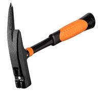 PICARD Martello carpentiere BlackGiant® no. 820M scanalato | Martello da carpentiere | Acciaio speciale | Manico in C45 | Hammer professionale con fissaggio testa | Portachiodi magnetico