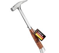 PICARD Martello da carpentiere interamente in acciaio | 1124 g | 413 mm | Martello Da Carpentiere | Manico in acciaio | Impugnatura in pelle | Hammer professionale | Portachiodi magnetico