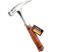 PICARD Martello da carpentiere interamente in acciaio, n. 790 zigrinato| Martello carpentiere con magnete per chiodi | Hammer professionale con impugnatura in pelle