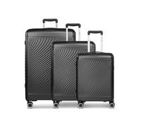 Picard Vienna 4 ruote Set di valigie 3 pezzi con piega di espansione black (TAS018235)
