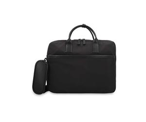 Picard Valigetta da uomo S'Pore, in nylon, grande, con valigetta, affari, uso quotidiano, Nero, taglia unica, Affari a tracolla