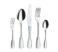 Picard & Wielpütz ALTFADEN - Set di posate in acciaio INOX con lama massiccia, 72 pezzi, lucidato, set per 12 persone, posate classiche, bordi arrotondati, Solingen, acciaio INOX