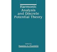 Picardello, M. A. Harmonic Analysis And Discrete Potential Theory Book NUOVO