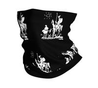 Picasso Don Quixote Unisex Bandana Multifunzione Collo Ghetta Leggero Fascia Collo per Ciclismo Pesca Moto Sport