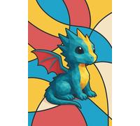 Picasso Dragon: Bold Abstract Art Notebook || Lined, 6x9, 120 Pages: A geometric dragon journal with vibrant color flow - ideal for to-do lists, brain dumps, or sketchbook sparks