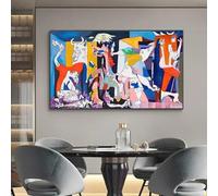Picasso Guernica Canvas Wall Art Prints Modern Abstract Poster Immagini da parete per soggiorno Camera da letto Decor 70x100cm (28x39in) senza cornice