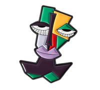 Picasso Inspire - Spilla a forma di fiore, accessorio artistico unico, realizzata in lega, per uso quotidiano o eventi in galleria, spilla floreale astratta con animali, Misura unica, come descritto