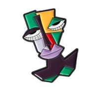 Picasso - Spilla a forma di fiore, accessorio artistico unico, realizzata in lega, per uso quotidiano o eventi in galleria, spilla artistica in lega, Misura unica, come descritto