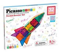 Picasso Tiles Costruzioni Magnetiche Rocket Booster Set 32 pezzi - Giocolandia