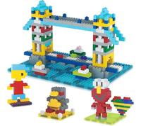 PicassoTiles 512 pezzi grande set da gioco, piastrelle magnetiche e mattoni, combinazione, edifici creativi e figure come ponti, cuori, personaggi unici e altro ancora, educativo