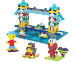 PicassoTiles 512 pezzi grande set da gioco, piastrelle magnetiche e mattoni, combinazione, edifici creativi e figure come ponti, cuori, personaggi unici e altro ancora, educativo