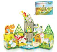 Picasso Tiles Farmptq27 Construction Game Multicolor Bambini