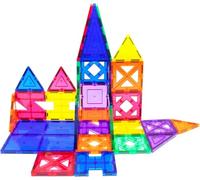 PicassoTiles PT33 33 pezzi blocchi di costruzione creatività 3D Costruzione blocco di impilamento magnetico