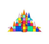 PicassoTiles Set Costruzioni Magnetiche 101 Pezzi - Gioco Educativo STEM, Sviluppo Cervello Bambini, Blocchi Magnetici. PT101