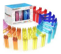 PicassoTiles Support Column Expansion Support Pack for Magnetic Race CarTrack Magnet Tile Building Block Costruzione Kit Education Toy Boys Girls STEM Puzzle Toy Kids Boy Girl Toddler 3