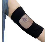 PICC Line Cover con finestra di visualizzazione a rete, manicotto protettivo per la parte superiore o inferiore del braccio, guarnizione interna in silicone antiscivolo, protezione per il getto